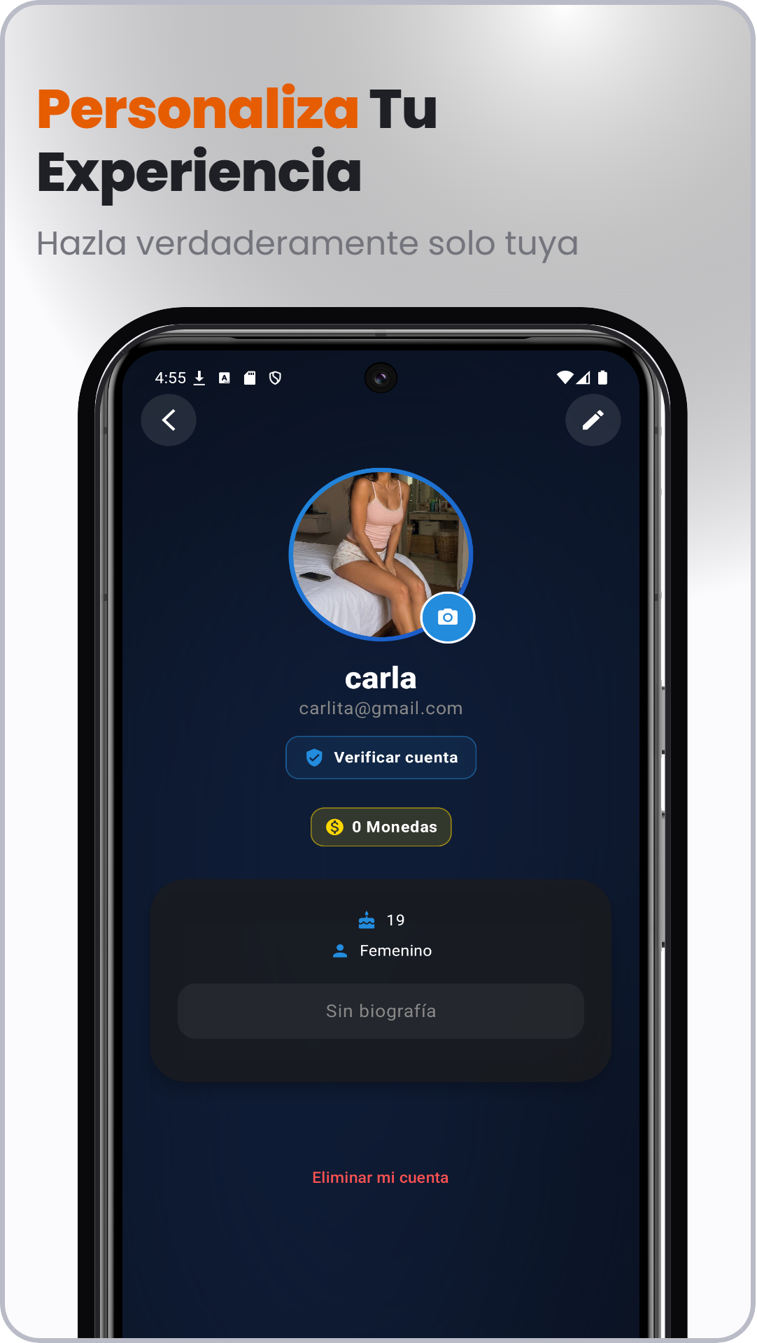 Captura de ChatOk: Chat privado y social