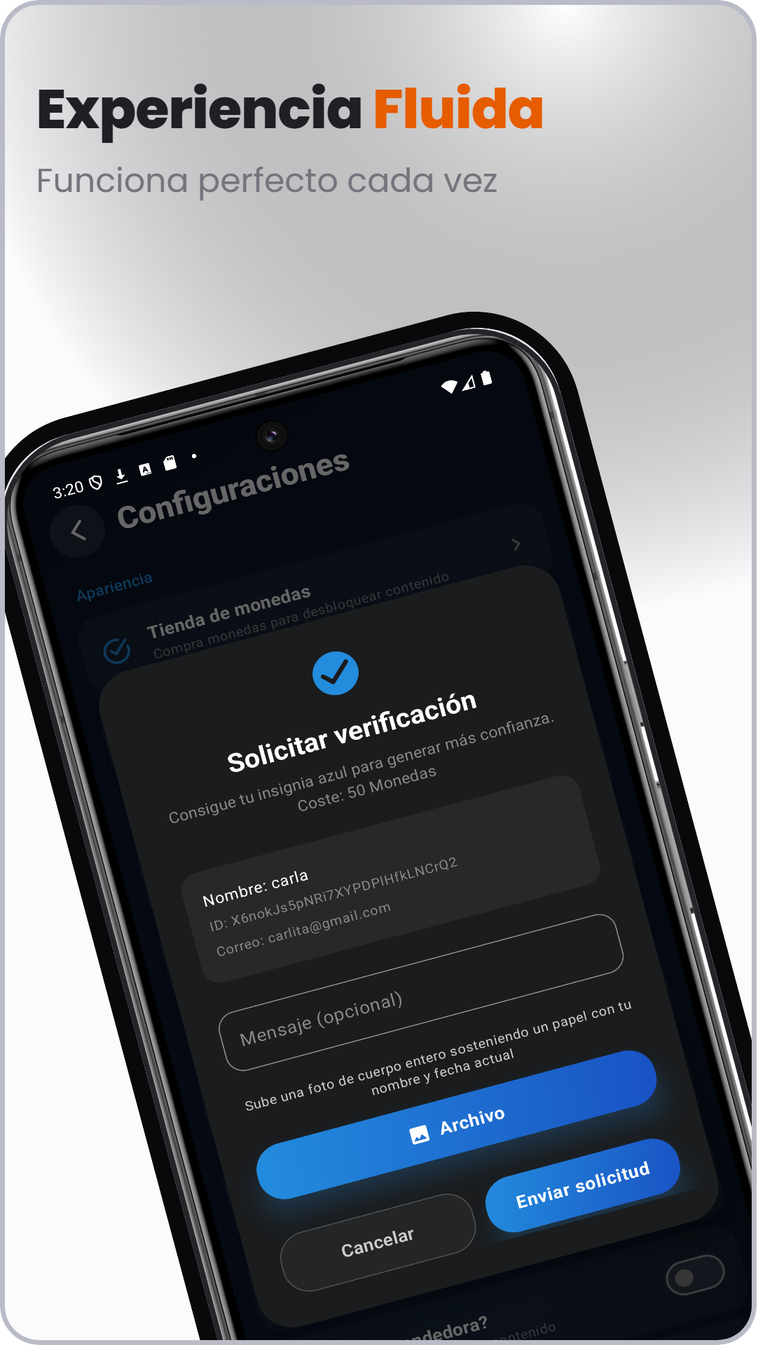 Captura de ChatOk: Chat privado y social
